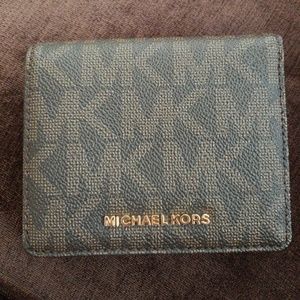 Mk women brown wallet